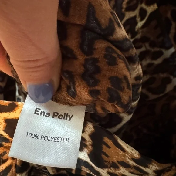 Ena Pelly for Anthropologie Leopard wide leg pants size 2. Perfect for festival - Picture 3 of 4